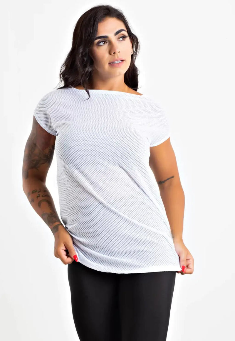 Blusa em Tela Branco