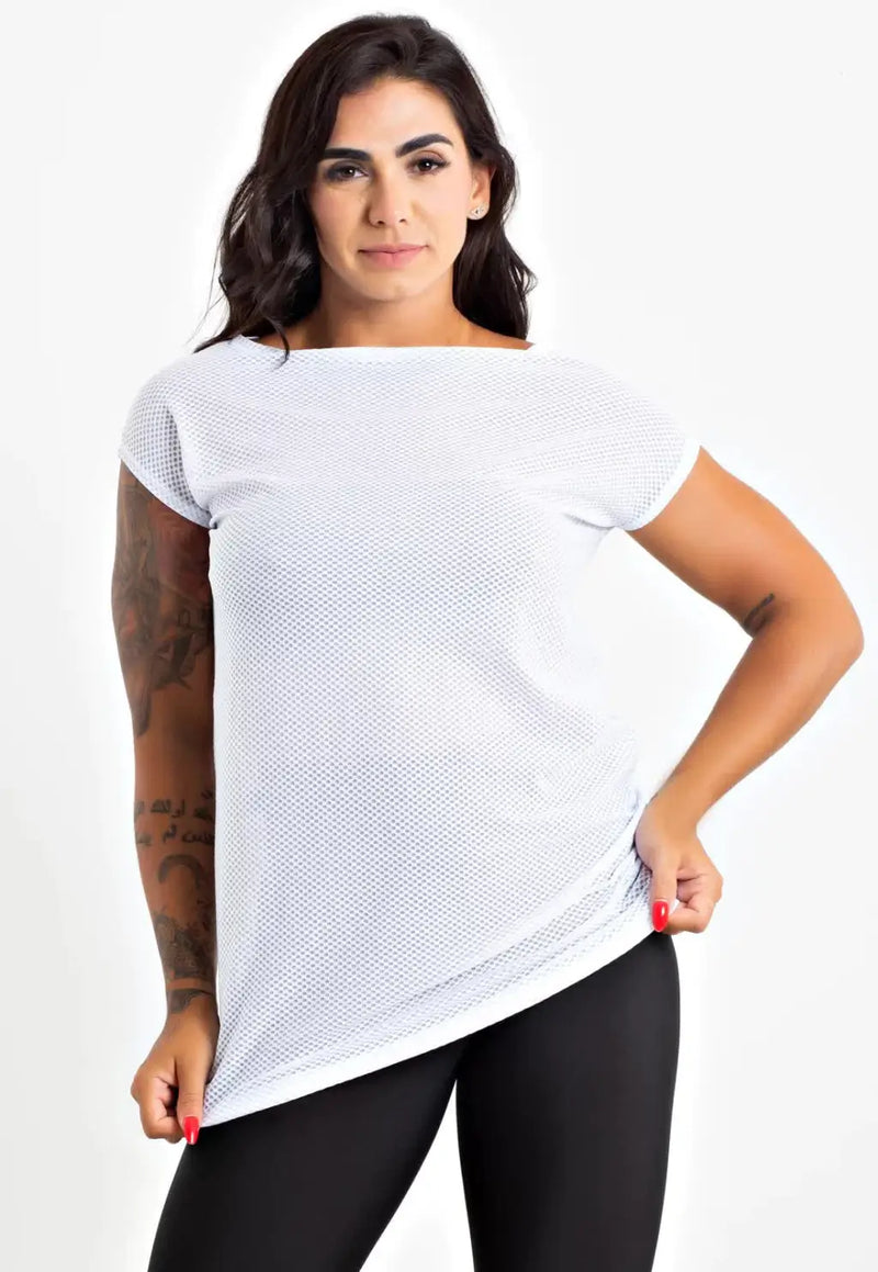 Blusa em Tela Branco