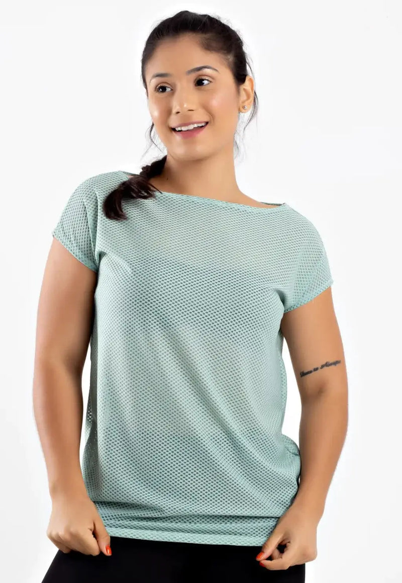 Blusa em Tela Verde