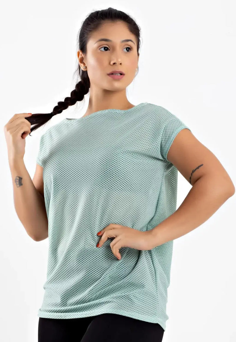 Blusa em Tela Verde