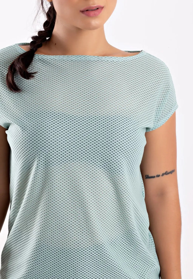 Blusa em Tela Verde