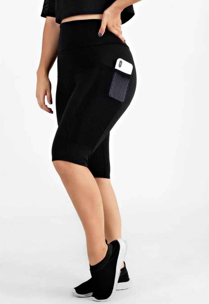 Bermuda com Bolso em Tela