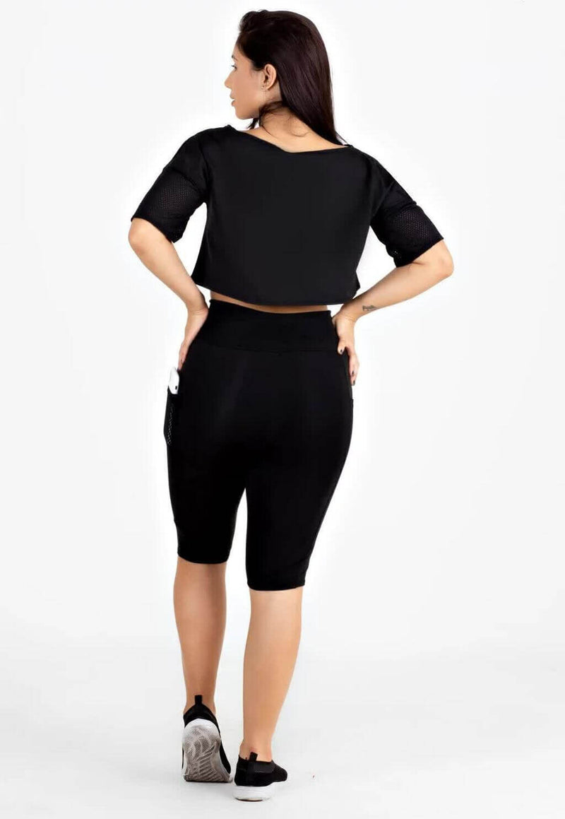 Bermuda com Bolso em Tela
