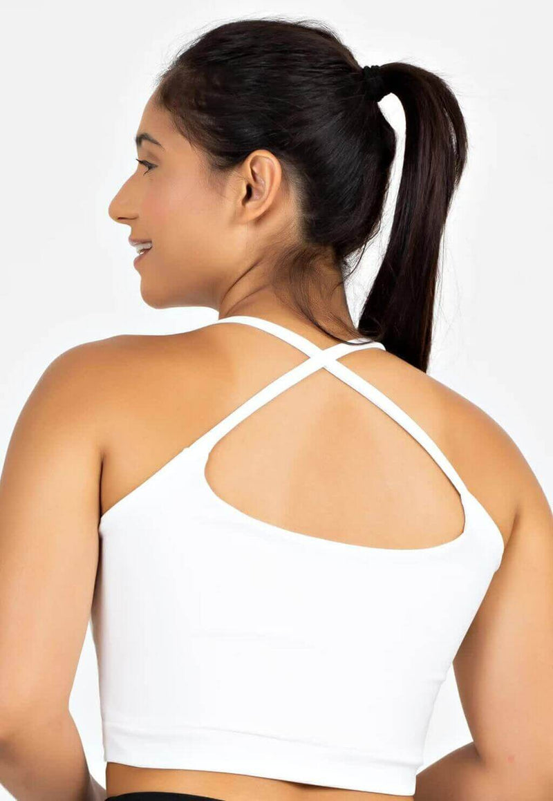 Top Alças Cruzadas Branco