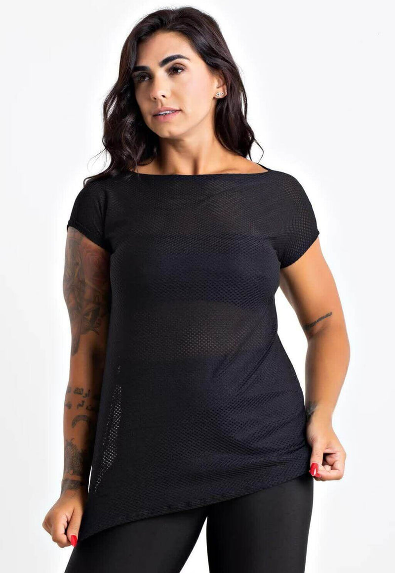 Blusa em Tela Preto