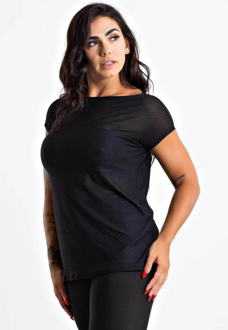 Blusa em Tela Preto