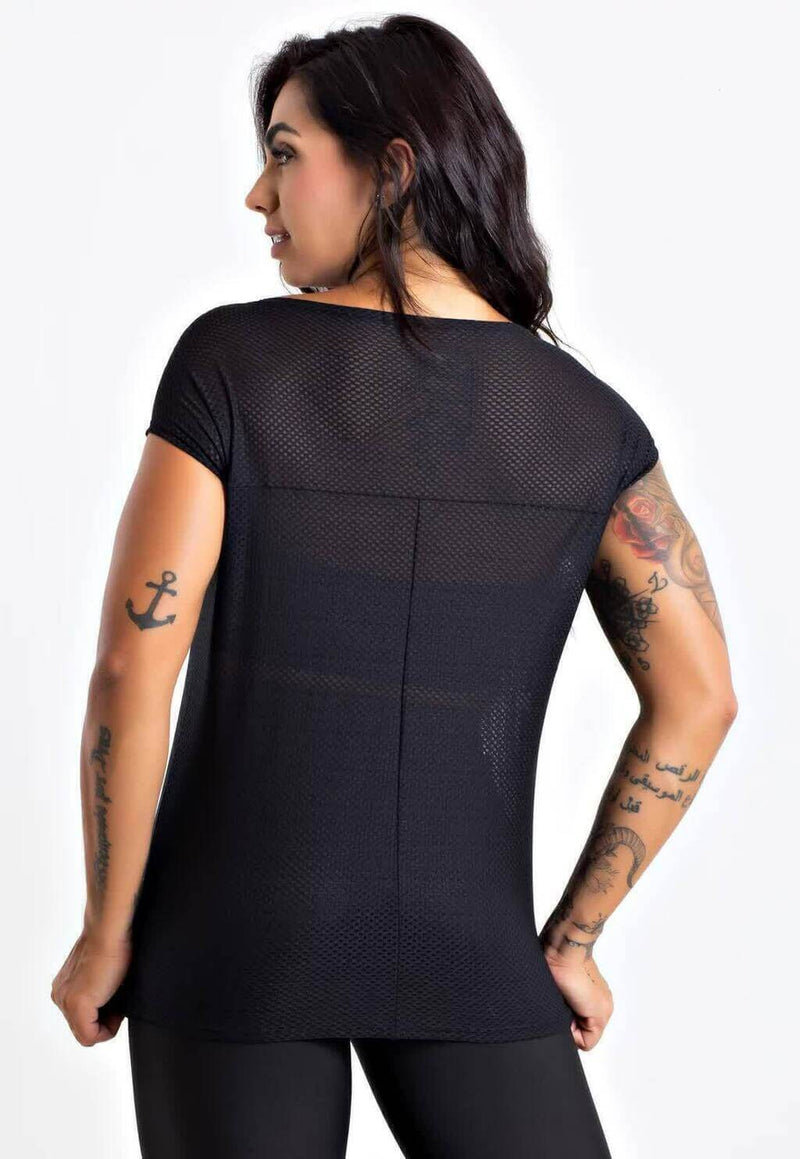 Blusa em Tela Preto