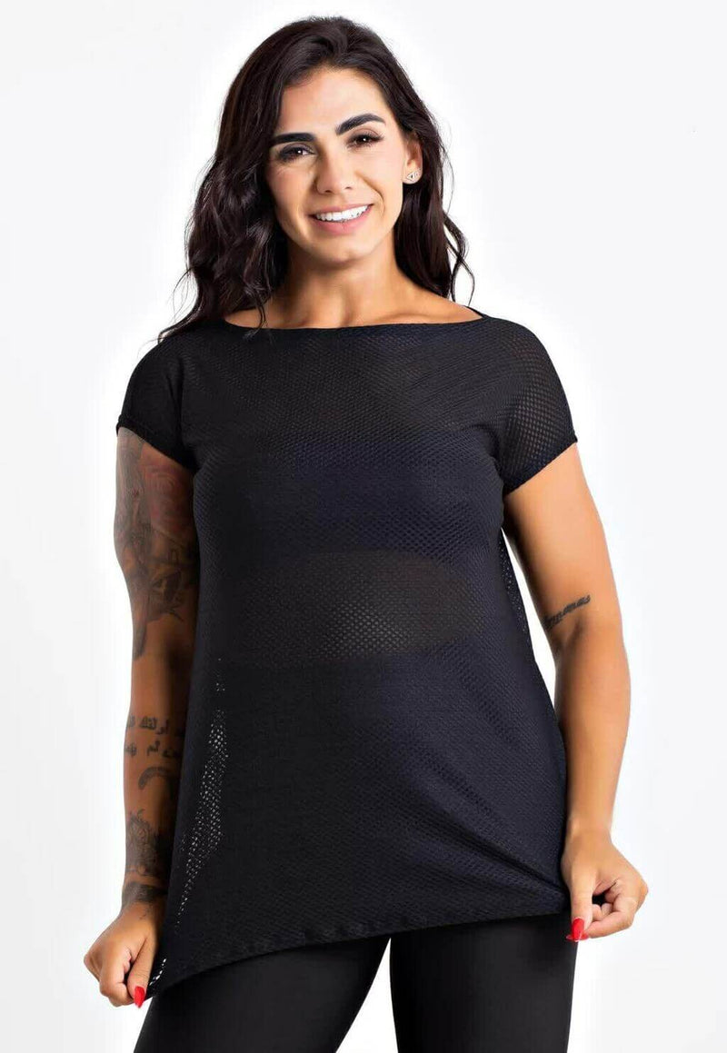 Blusa em Tela Preto