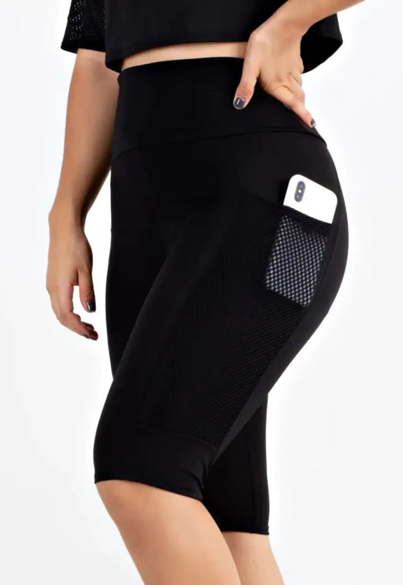 Bermuda com Bolso em Tela